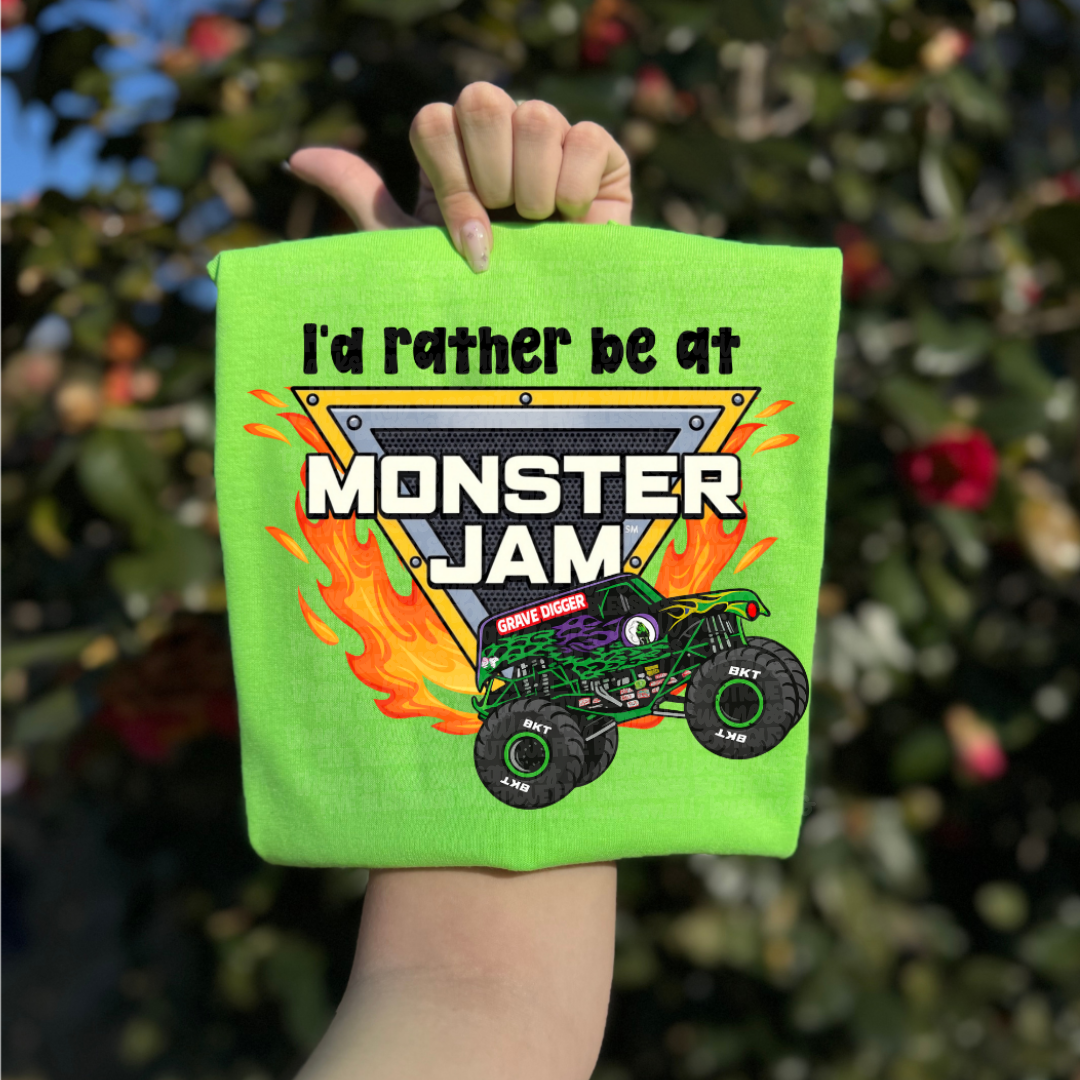 I'd rather be at monster jam